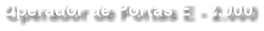 Operador de Portas E - 2.000