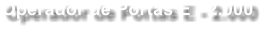 Operador de Portas E - 2.000